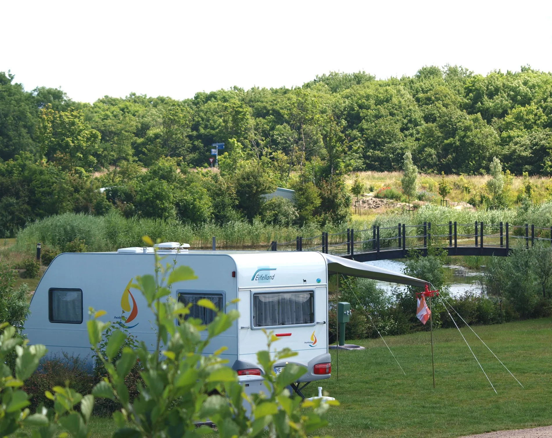 Kamperen bij Resort Land & Zee nabij het Noordzeestrand